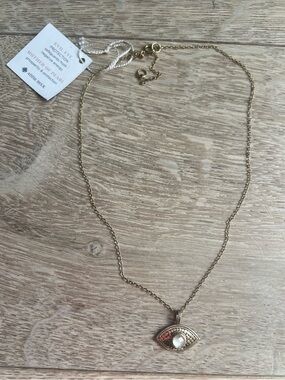 Anna Beck Sterling Silver 18k Gold Plated Evil Eye Necklace